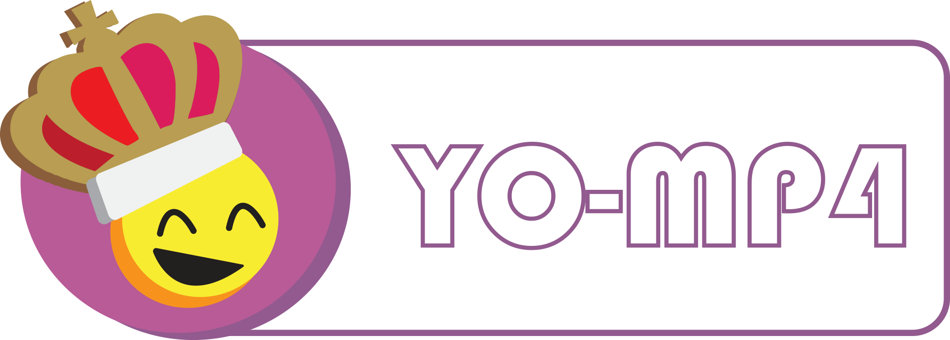 King Emoji Banner Logo